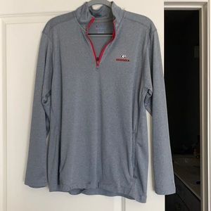UGA quarter zip champion pullover